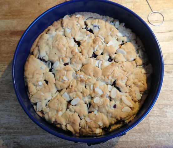 apple crumble cake with a few blueberries.jpg